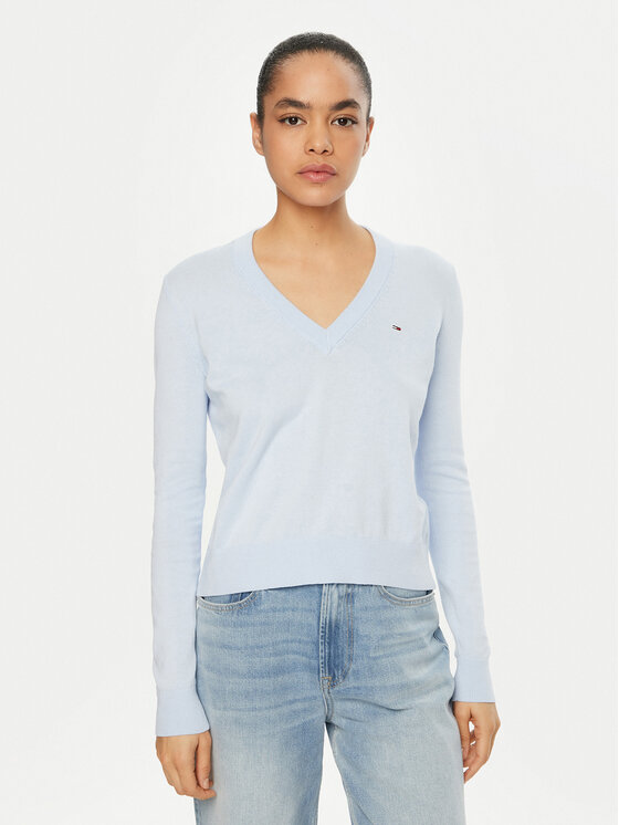 

Свитер обычного кроя Essential DW0DW19888 Tommy Jeans, голубой