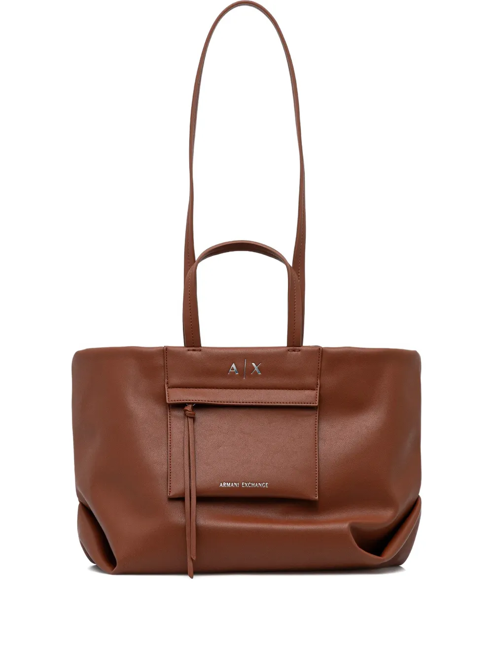 

Сумка на плечо с логотипом Armani Exchange, коричневый