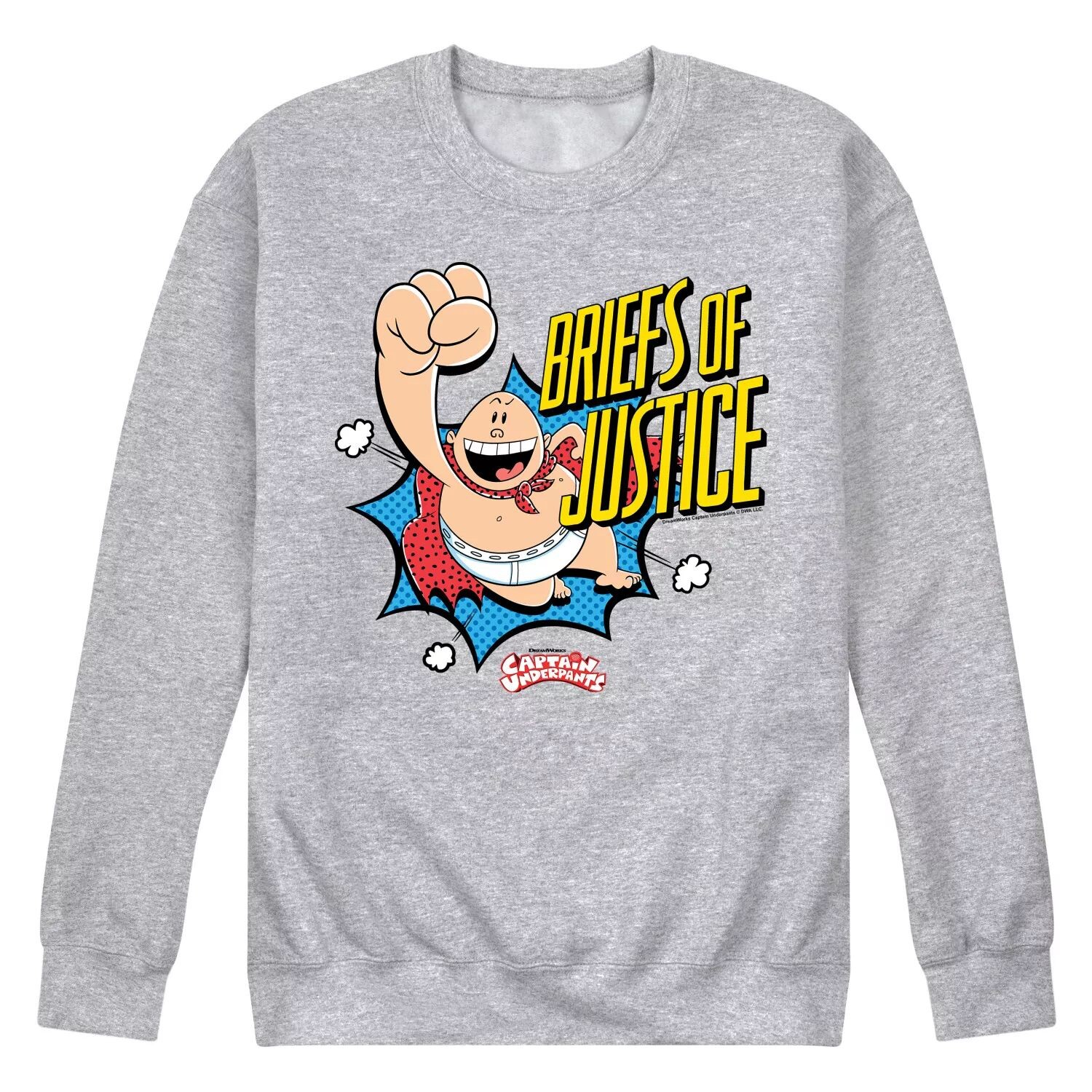 

Мужские трусы Captain Underpants Justice, флисовый свитшот Licensed Character