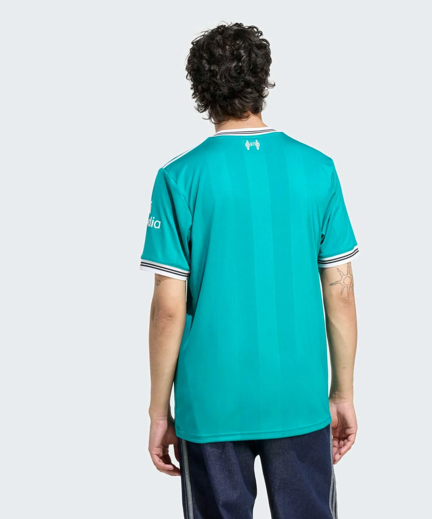 Мужская футболка Liverpool FC adidas JV6428 зелёная — фото 2