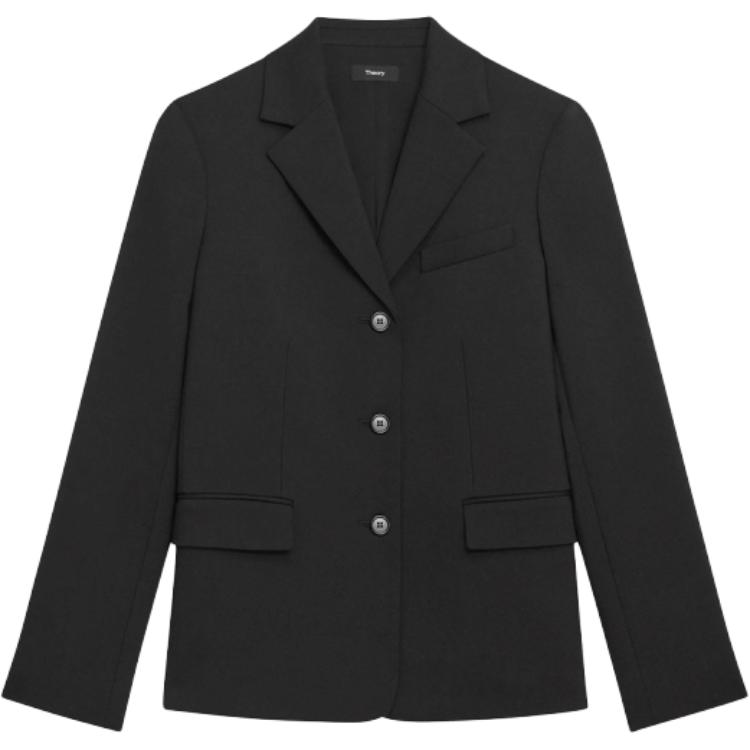 

THEORY Женский деловой костюм черный, Black