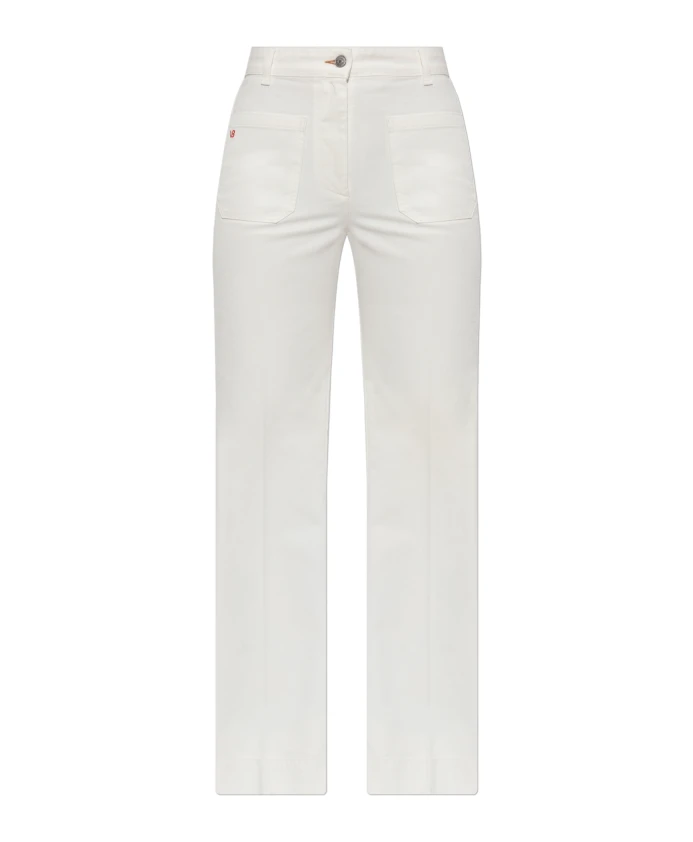 

Джинсы с логотипом Victoria Beckham, белый