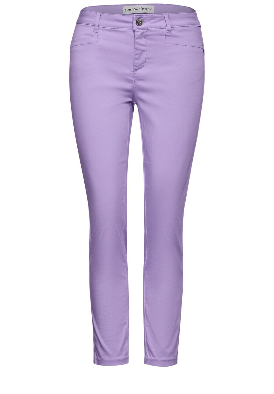 

Брюки STREET ONE Slim fit Chino Pants, фиолетовый