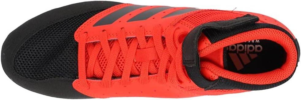 Борцовские кроссовки Adidas Mat Hog 2.0, черный/красный — фото 4