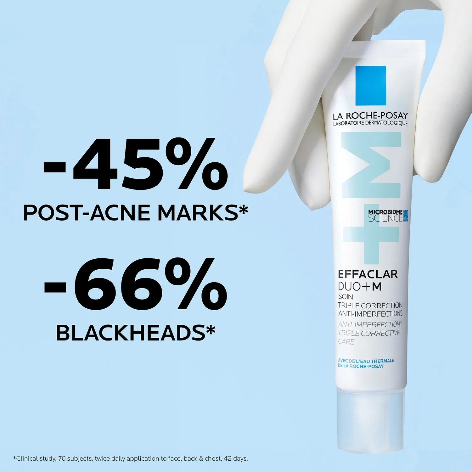 Набор La Roche-Posay — Anti-Breakout sos duo bundle: средство Effaclar и пластыри , 40 мл — фото 3