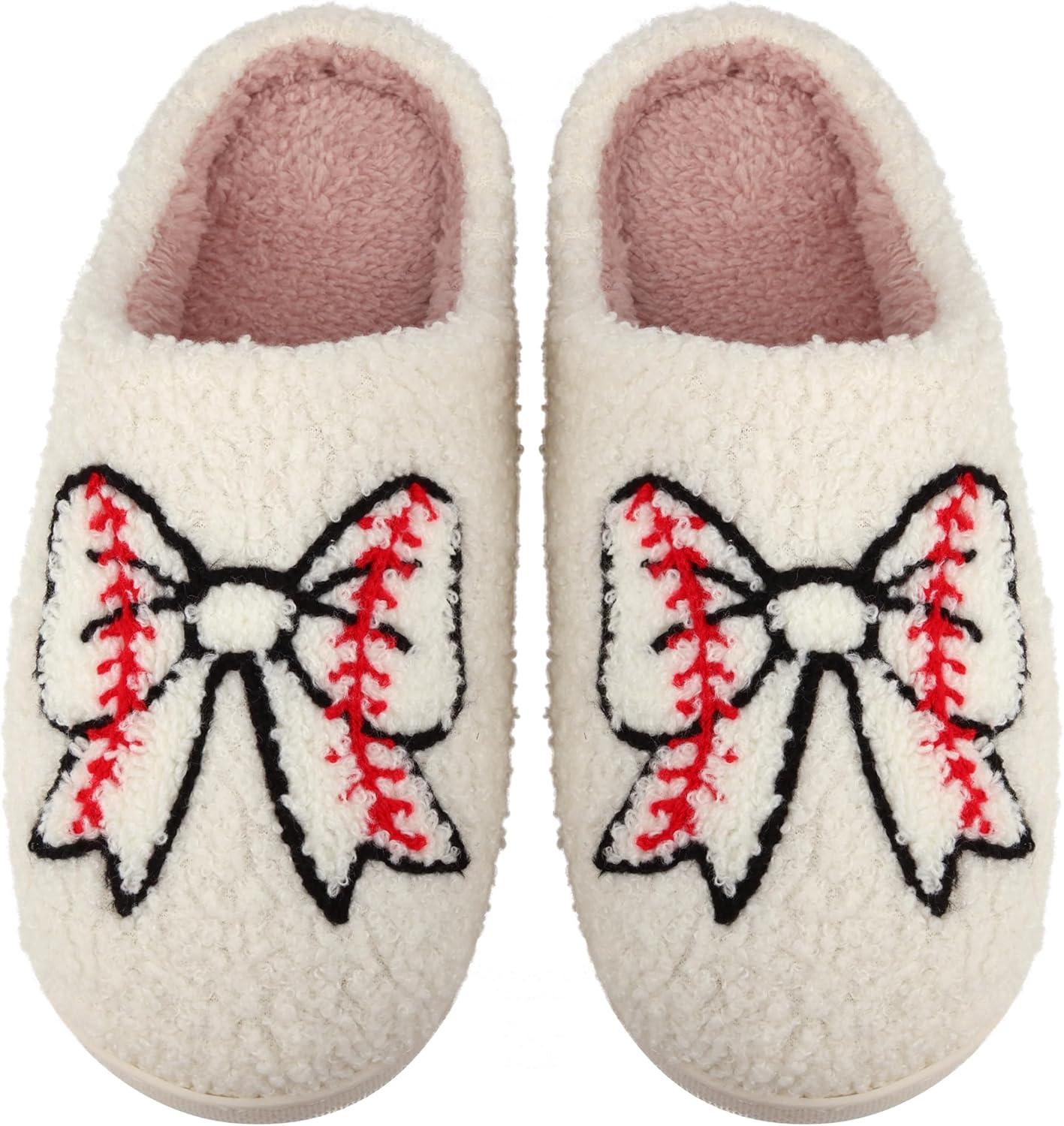 

Тапочки для женщин и мужчин, милые домашние тапочки с плюшевой флисовой подкладкой, теплые домашние обувь на мягкой подошве Cwodor, белый