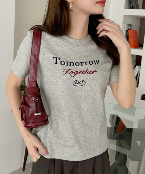 

Eclat one Футболка с коротким рукавом, французский логотип, Eclat, серый