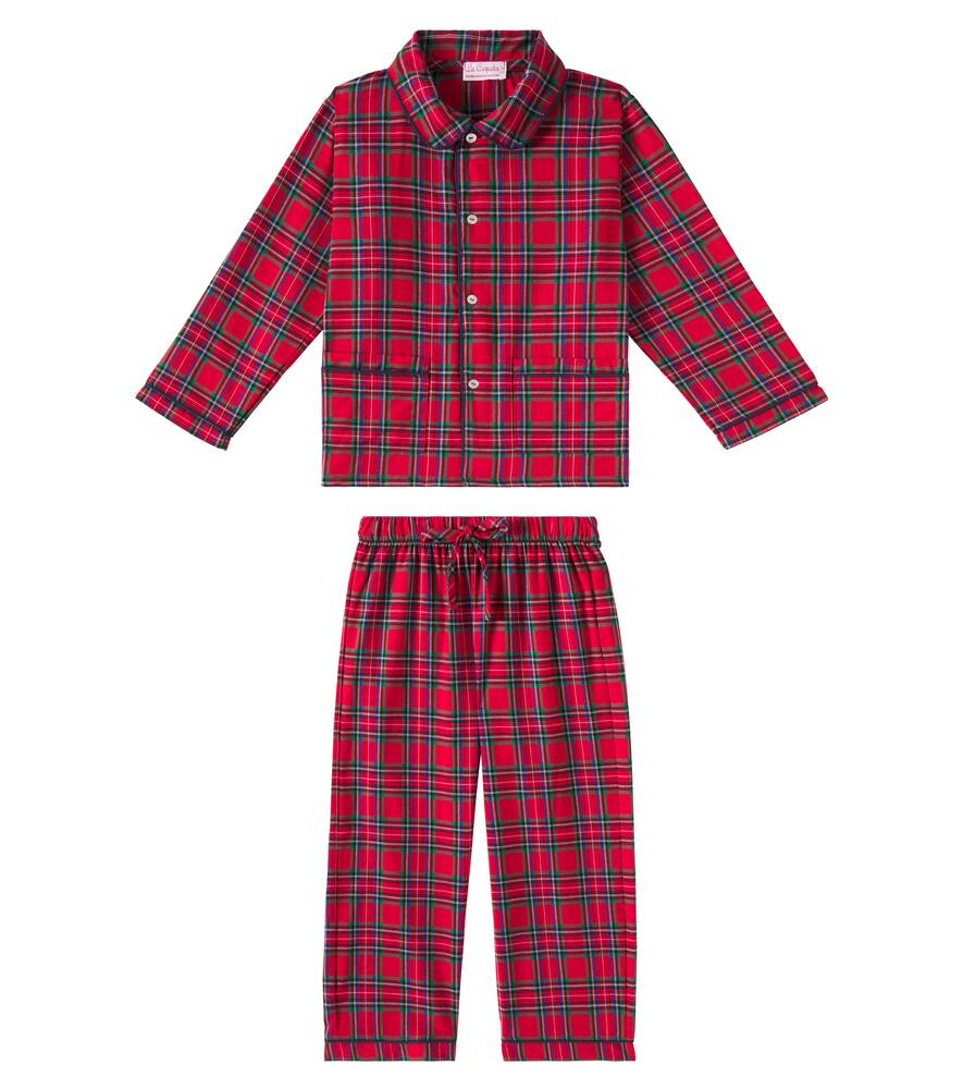 

Новогодние пижамы из хлопка в клетку La Coqueta, Red Tartan