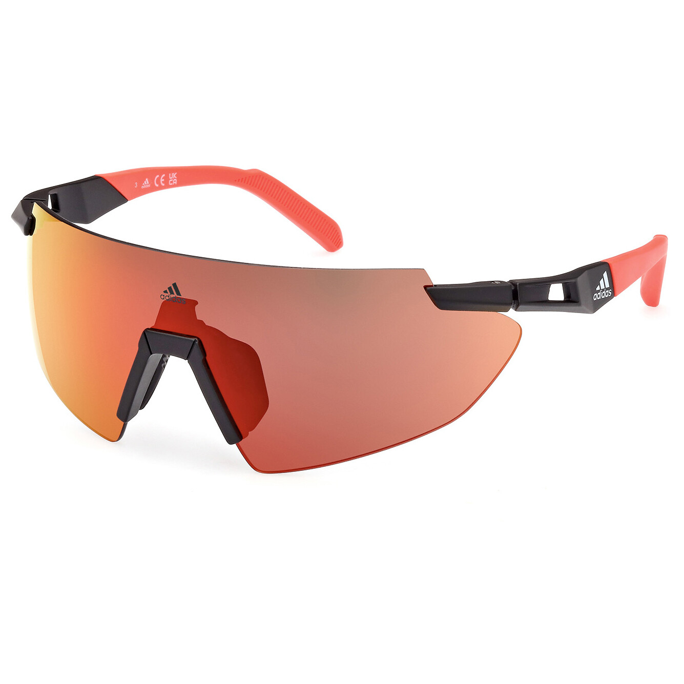 

Велосипедные очки Adidas SP0077 Mirror Cat 3 + Spare Lens Cat 0, матовый черный