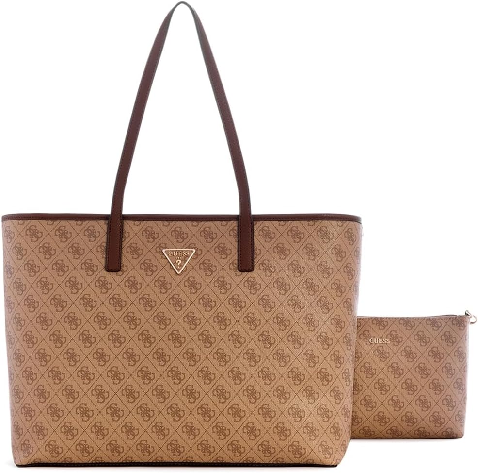 

GUESS Power Play Quattro G большая техническая сумка - One Size, логотип Latte