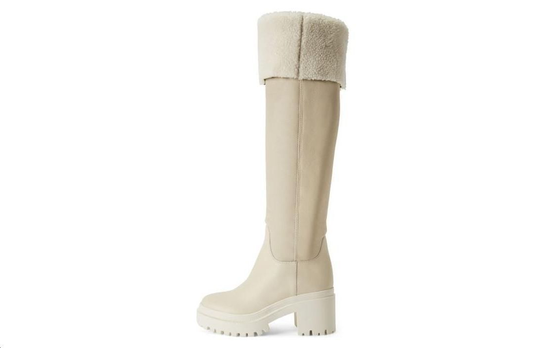 Женские кожаные ботинки Iwona 70 мм Giuseppe Zanotti, Beige