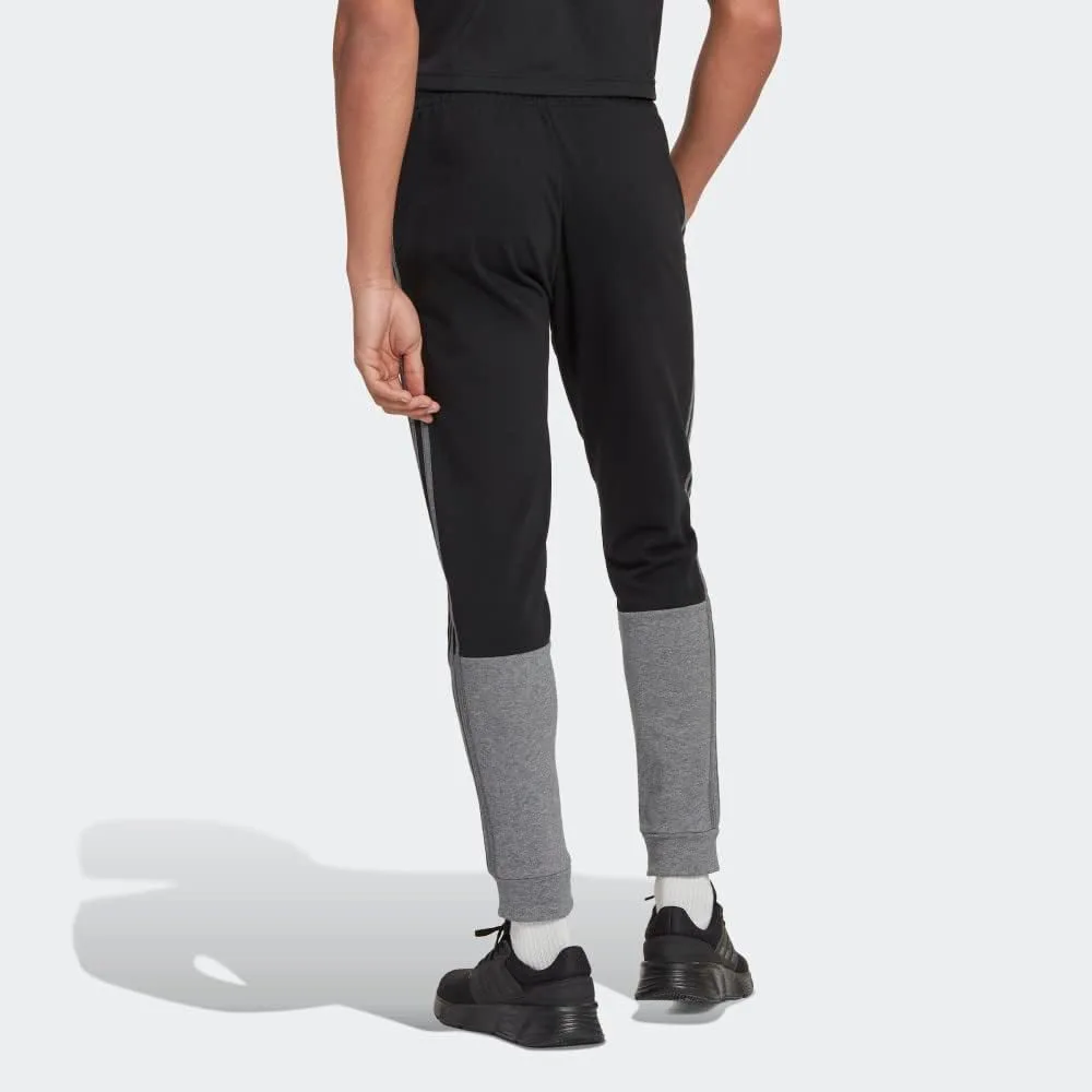 Мужские брюки Adidas Essentials Melange French Terry, цвет Legend Ink/Legend Ink Metallic, черный — фото 3