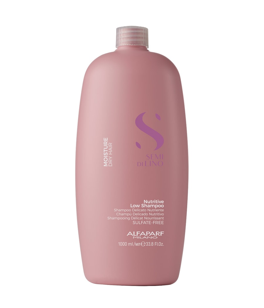 

Шампунь для волос ALFAPARF MILANO Semi di Lino Moisture Nutritive Low Shampoo, 1000 ml
