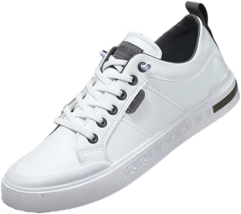 

Мужские стильные и спортивные кроссовки большого размера с верхом из ПУ и резиновой подошвой. Противоскользящие и долговечные. Подходят для активного отдыха на улице и повседневного использования Fmshi, белый/серый