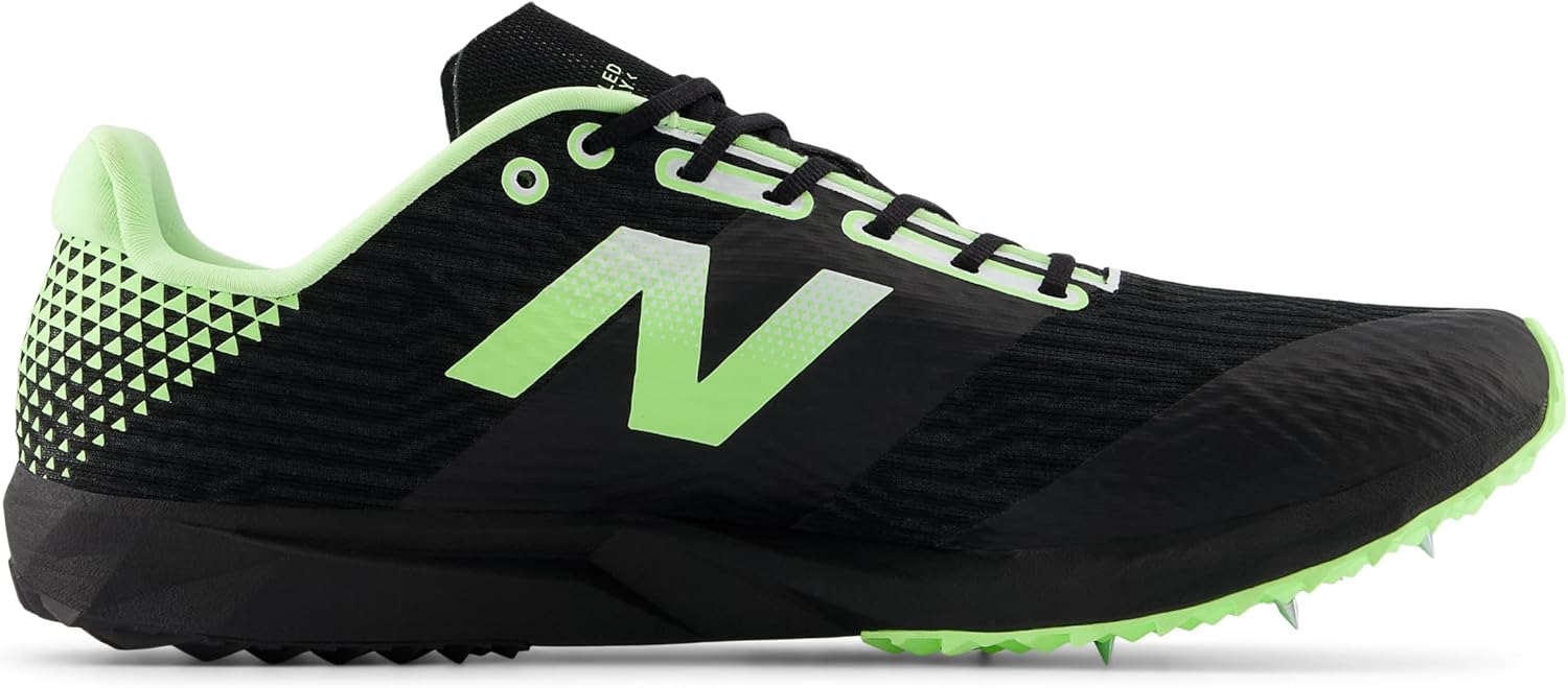 Кроссовки New Balance Unisex Adult FuelCell Xc7 V5 для кросс-тренинга, белый/черный/мятный — фото 3