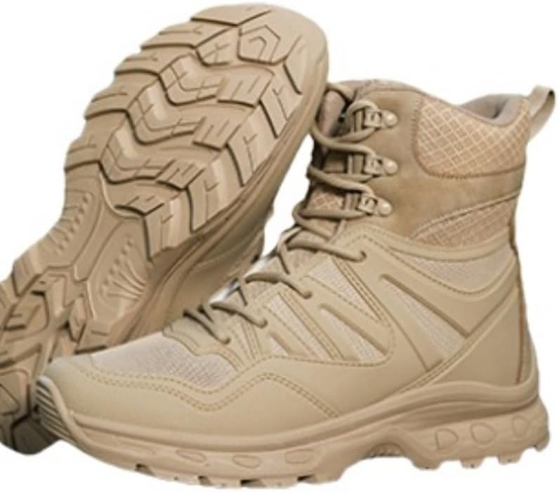 

Мужские высокие ботинки для улицы с толстой противоскользящей подошвой и глубоким протектором для активного отдыха Heelvirtuosa, коричневый