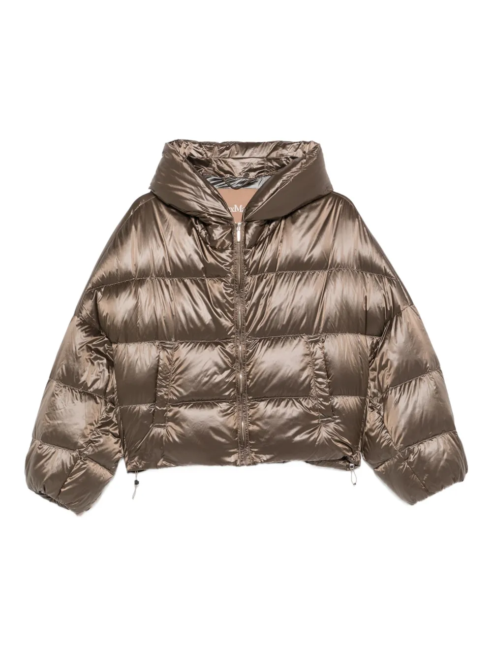 

Стеганая куртка с капюшоном Spaceca MAX MARA, коричневый