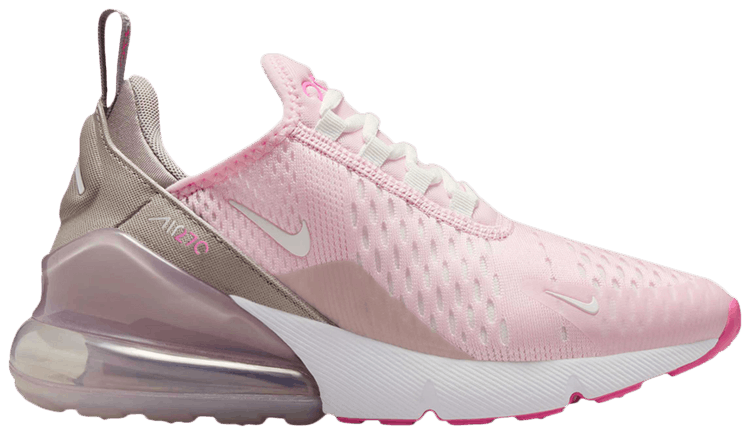 

Кроссовки Nike Air Max 270 GS 'Pink Foam Platinum Violet', розовый