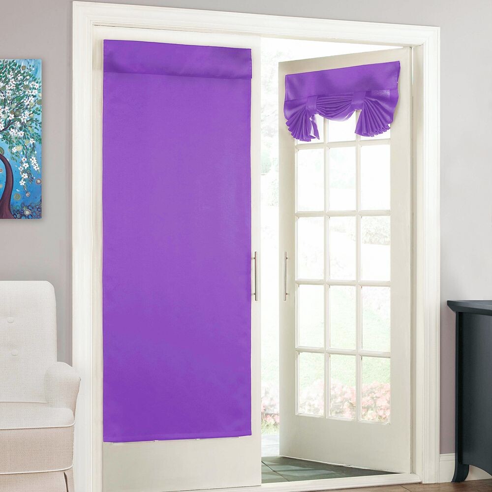 

eclipse Thermaweave Blackout 1-панельная дверная панель Tricia Eclipse, фиолетовый