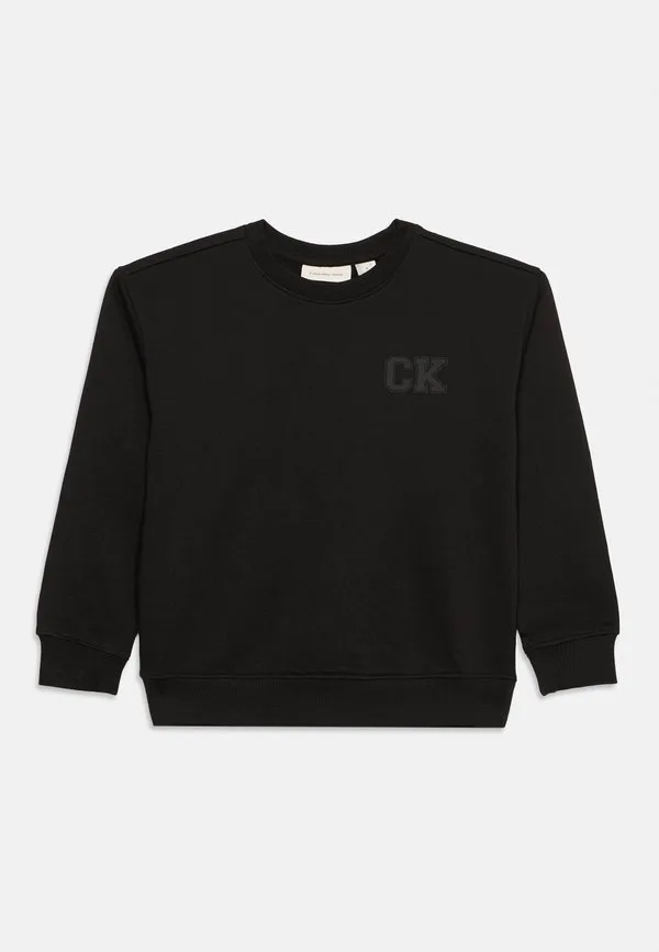 Свободная толстовка унисекс с круглым вырезом Calvin Klein Jeans, Black — фото 3