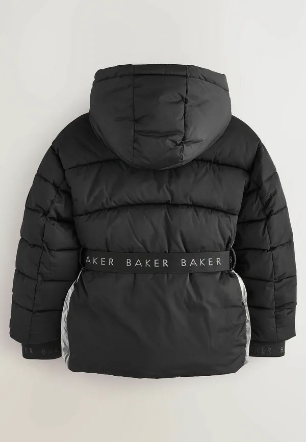 Зимняя куртка стандартного кроя, устойчивая к дождю. Baker By Ted Baker, Black — фото 2