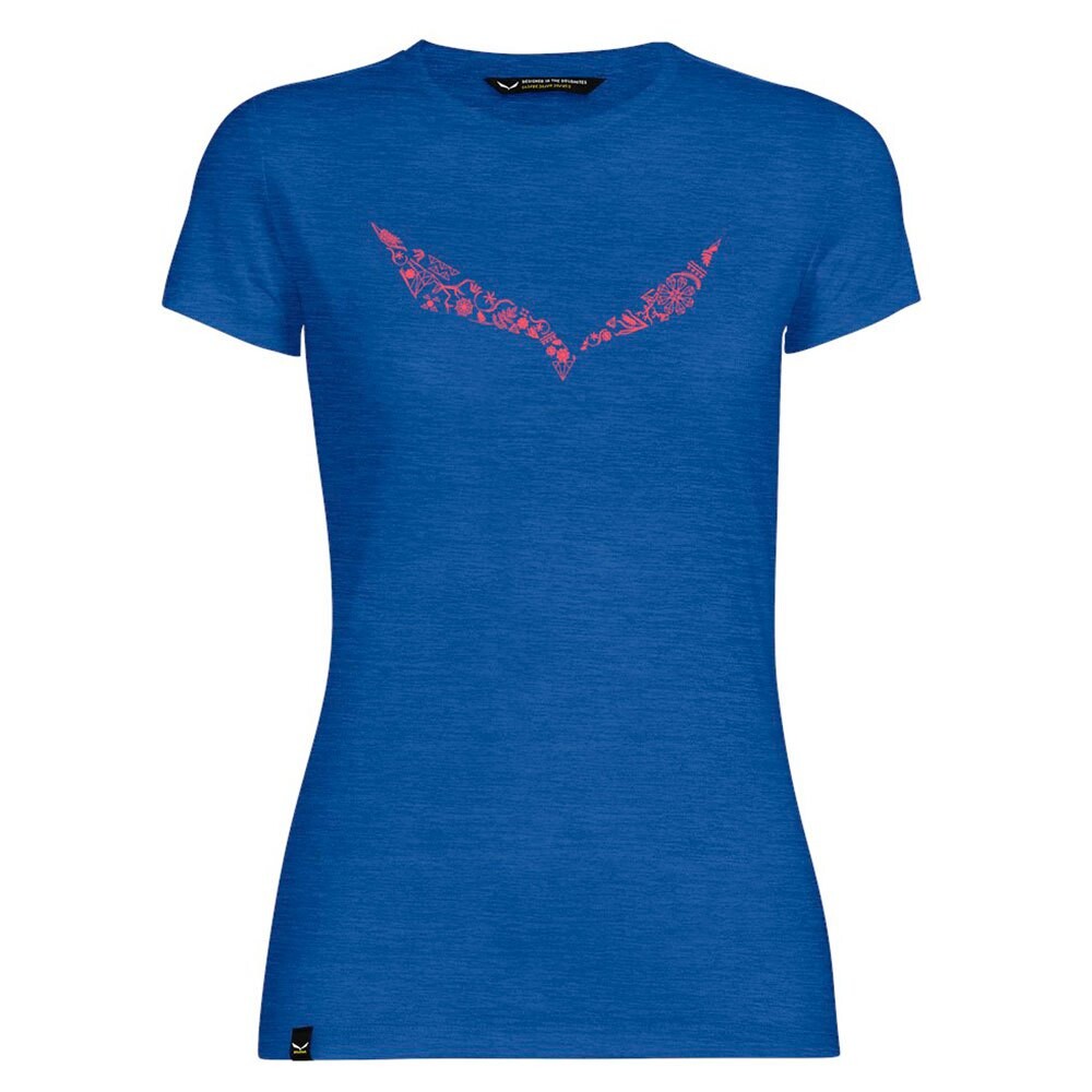 

Футболка Salewa Solidlogo Dri-Release, синий