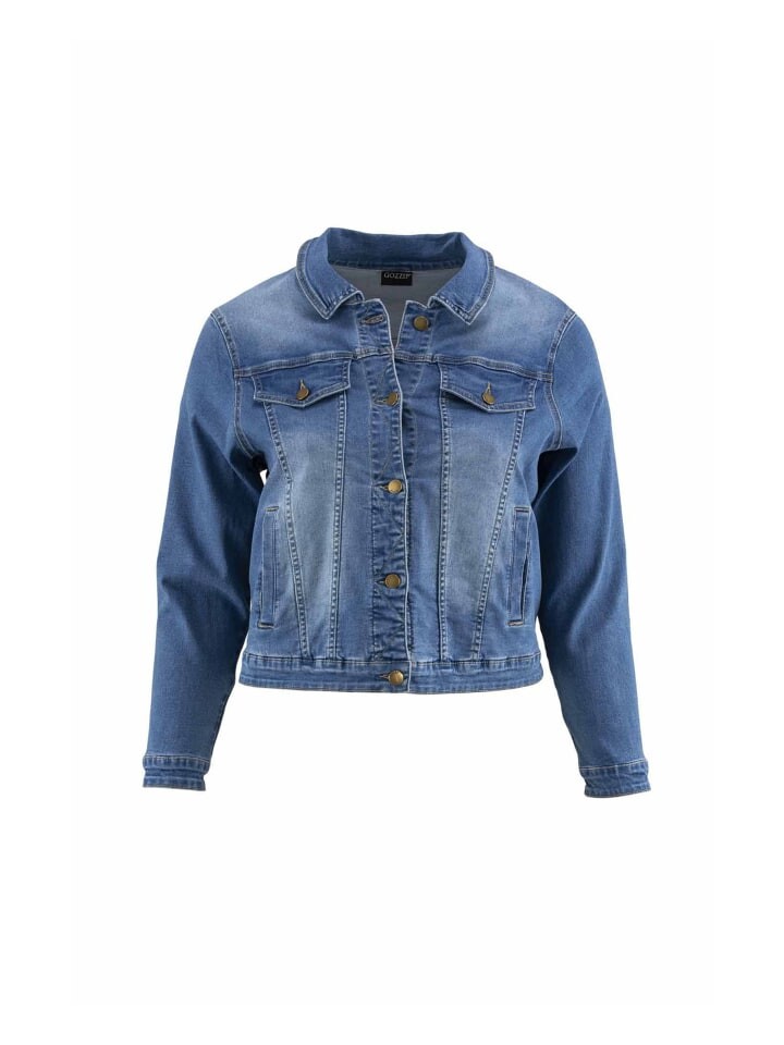 

Джинсовая куртка GOZZIP, цвет light blue denim