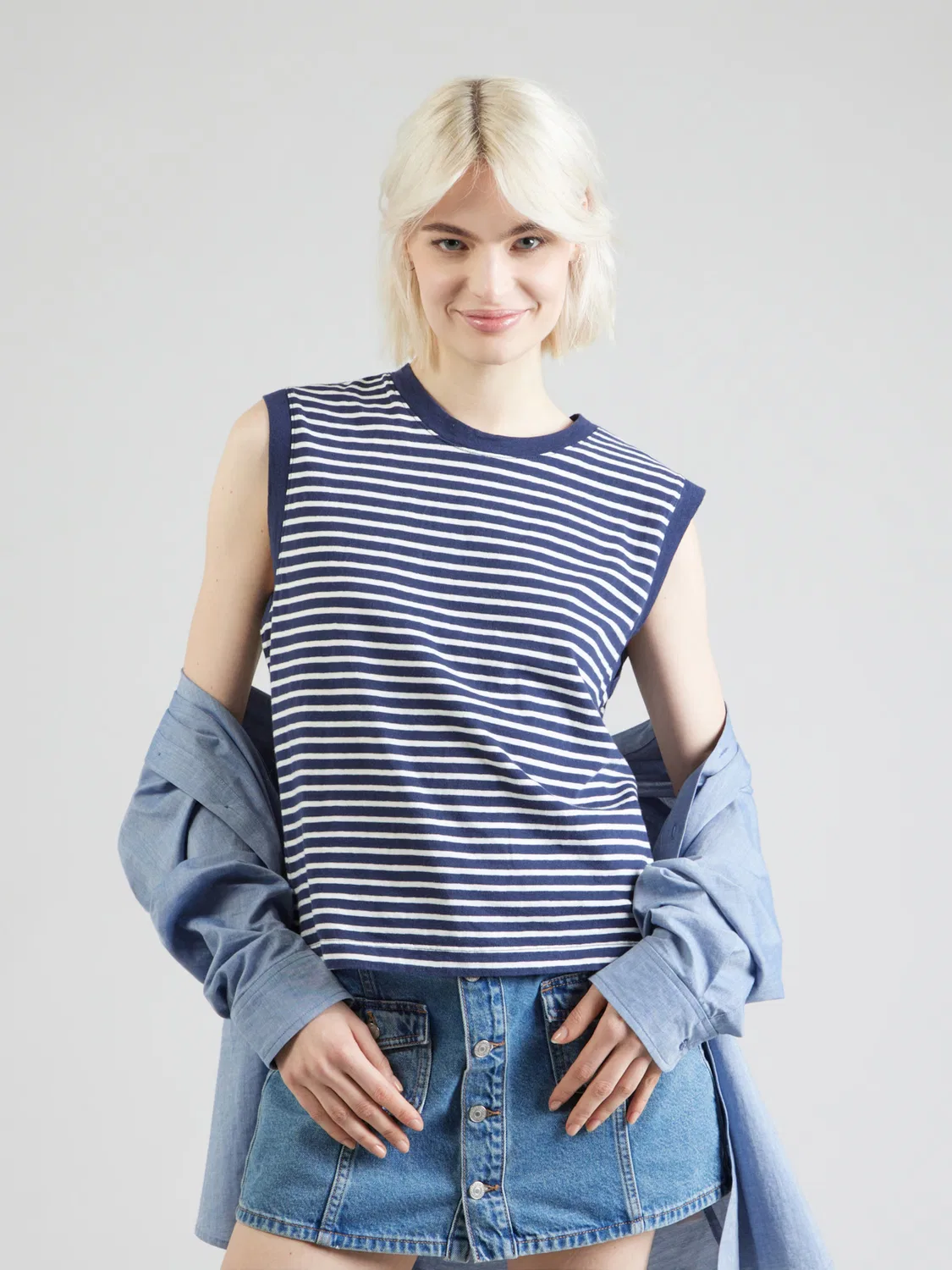 Топ 'Boxy Tank Топ' Levi'S , Navy — фото 3