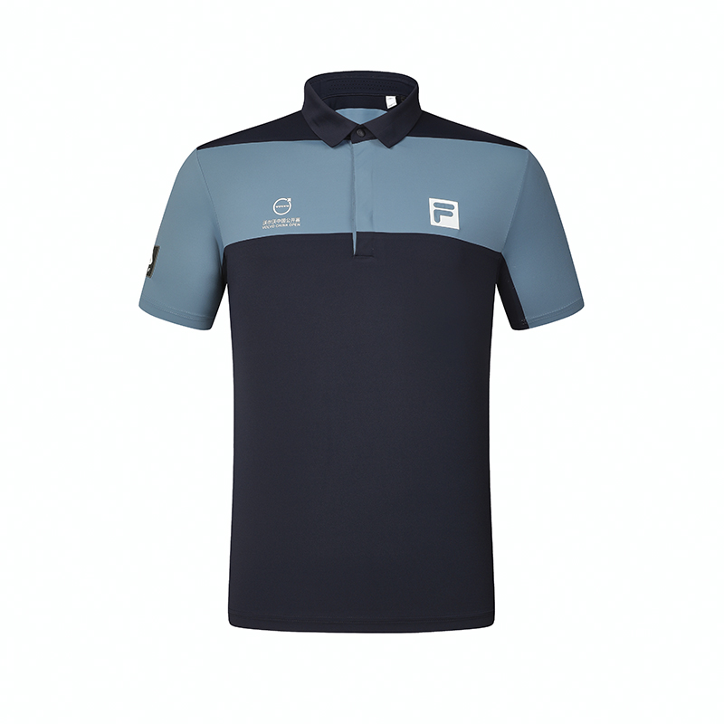 

FILA Футболка-поло мужская Tide Blue с воротником-поло