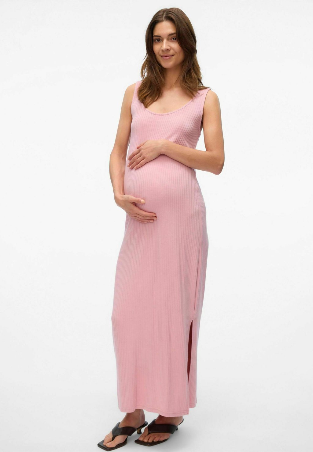 

Платье макси TRINITY UMSTANDS - Jersey dress MAMALICIOUS, розовый