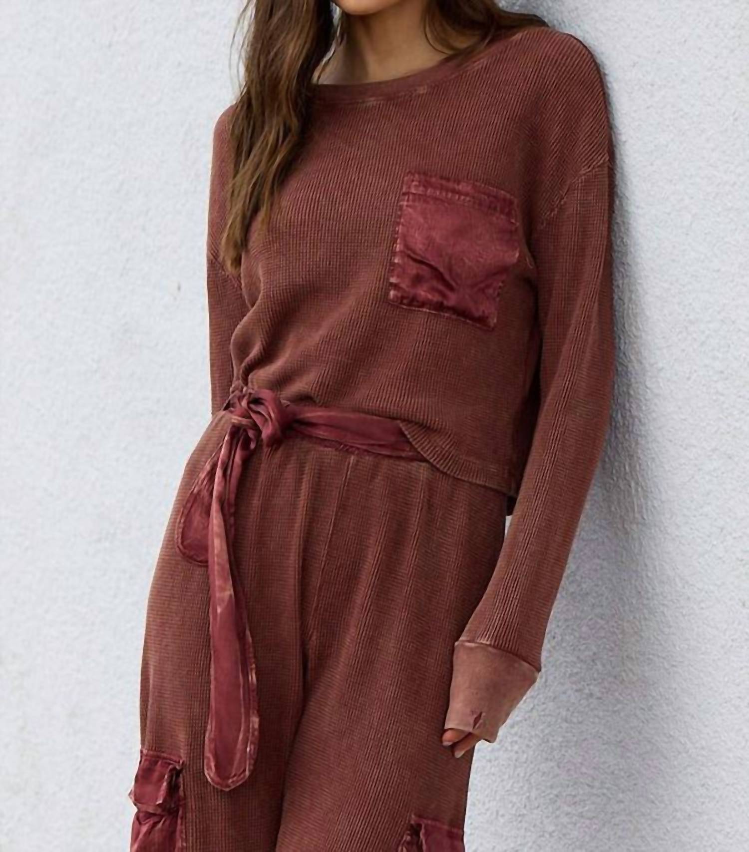 

Футболка Damon Pocket в цвете коньяк LAmade, Cognac