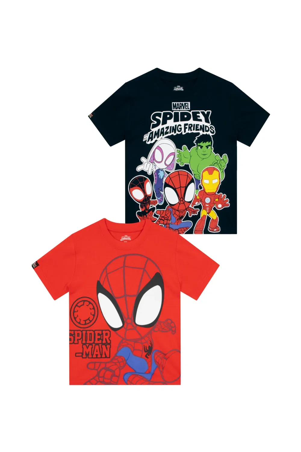 Футболки Marvel Spidey 2 Pack для детей, мультиколор
