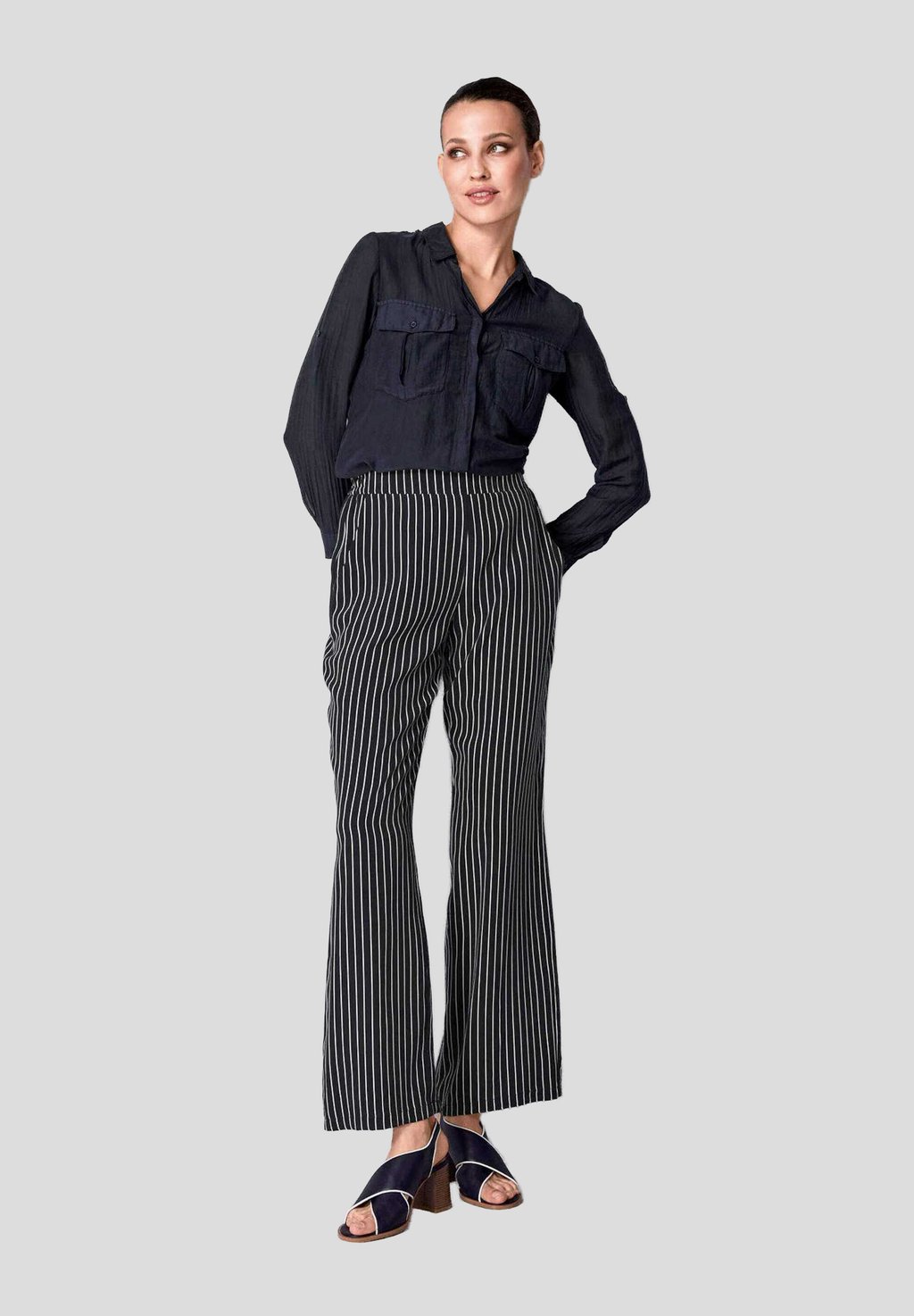 

Брюки WIDELEG Alba Moda, черный