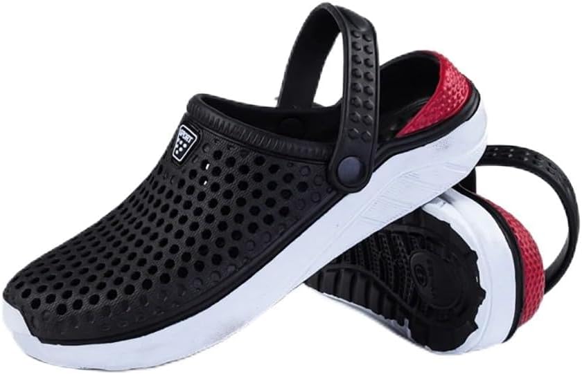 

OBABO Унисекс модные пляжные сандалии с толстой подошвой, водонепроницаемые противоскользящие сандалии-шлепанцы для женщин и мужчин, черный