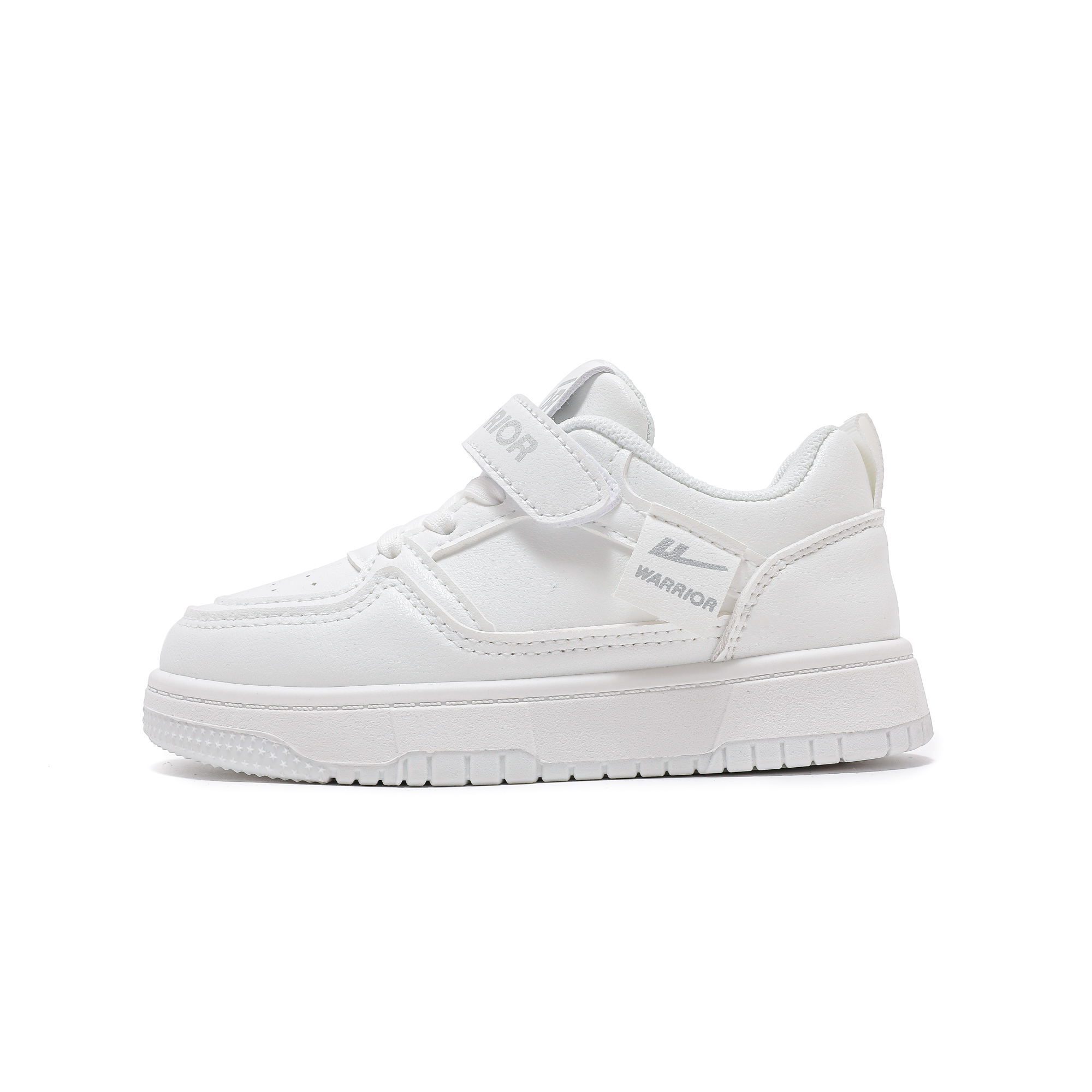 

Легкие амортизирующие низкие детские кроссовки для скейтбординга WARRIOR, белый