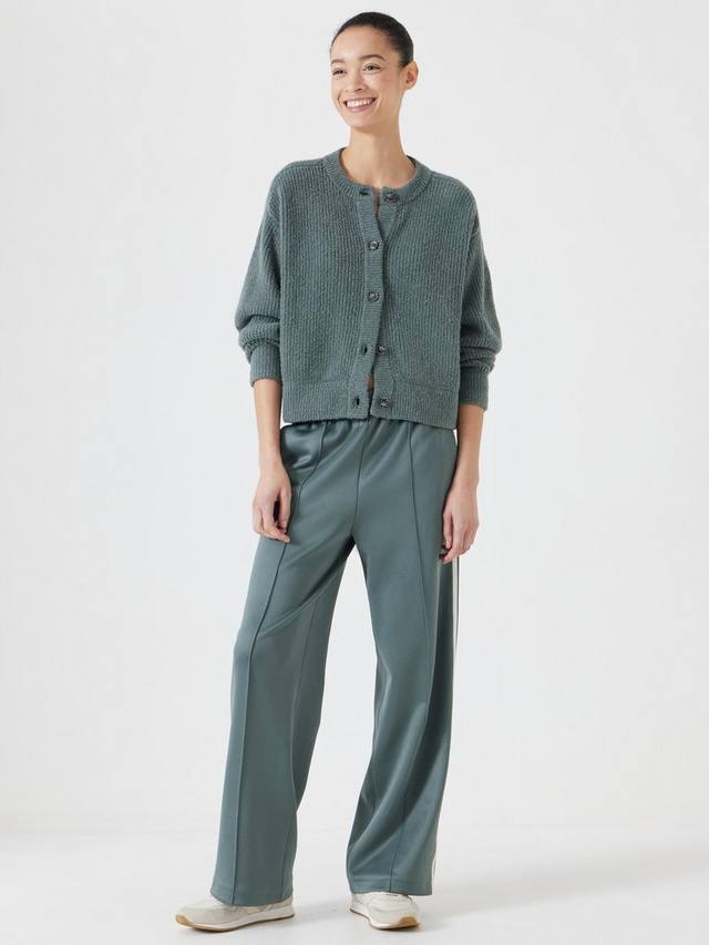 

Ребристый массивный кардиган HUSH, Sage Green