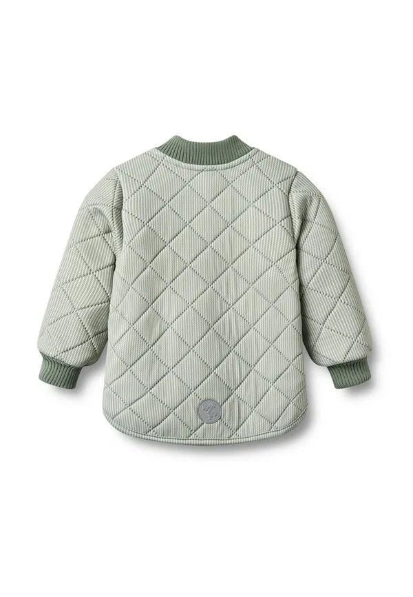 Легкая куртка thermo louis Wheat, Green Stripe — фото 2
