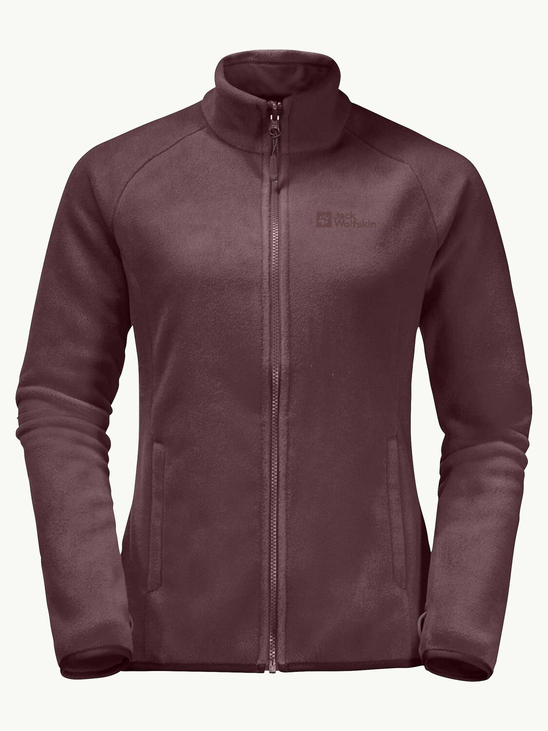 

Толстовка Jack Wolfskin MOONRISE FZ W, красный