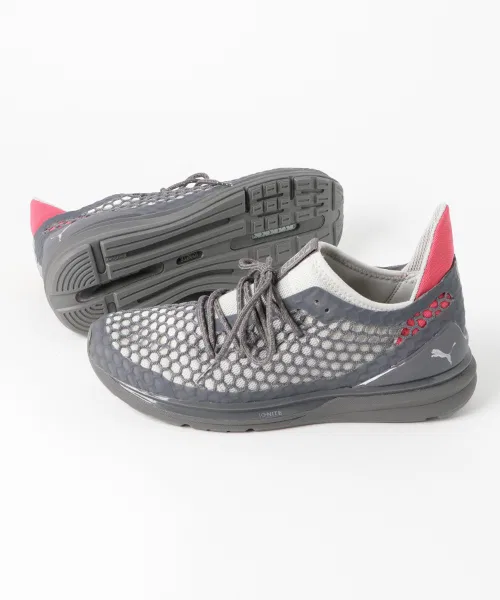 Мужские кроссовки PUMA IGNITE NETFIT серые — фото 3