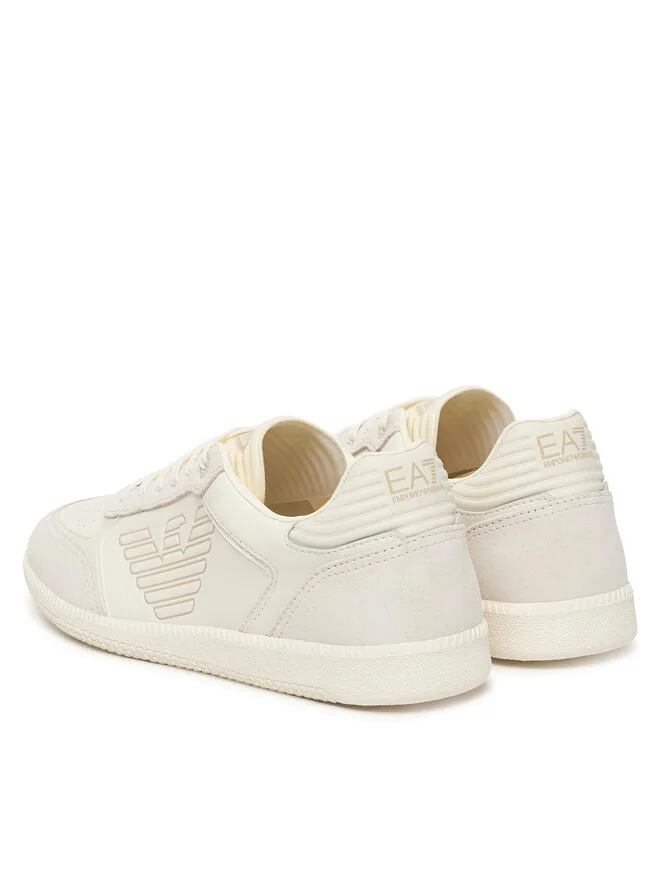 EA7 Emporio Armani Кроссовки 7X000405 AF19826 MZ599 кремового цвета — фото 3