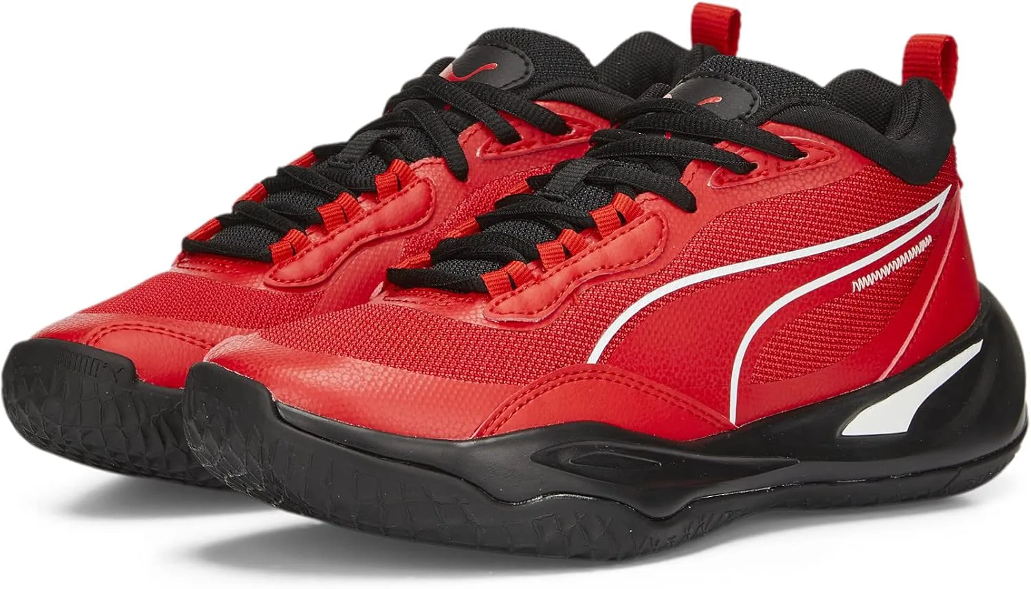 

Детские баскетбольные кроссовки PUMA Playmaker Pro для мальчиков - красные, красный/черный