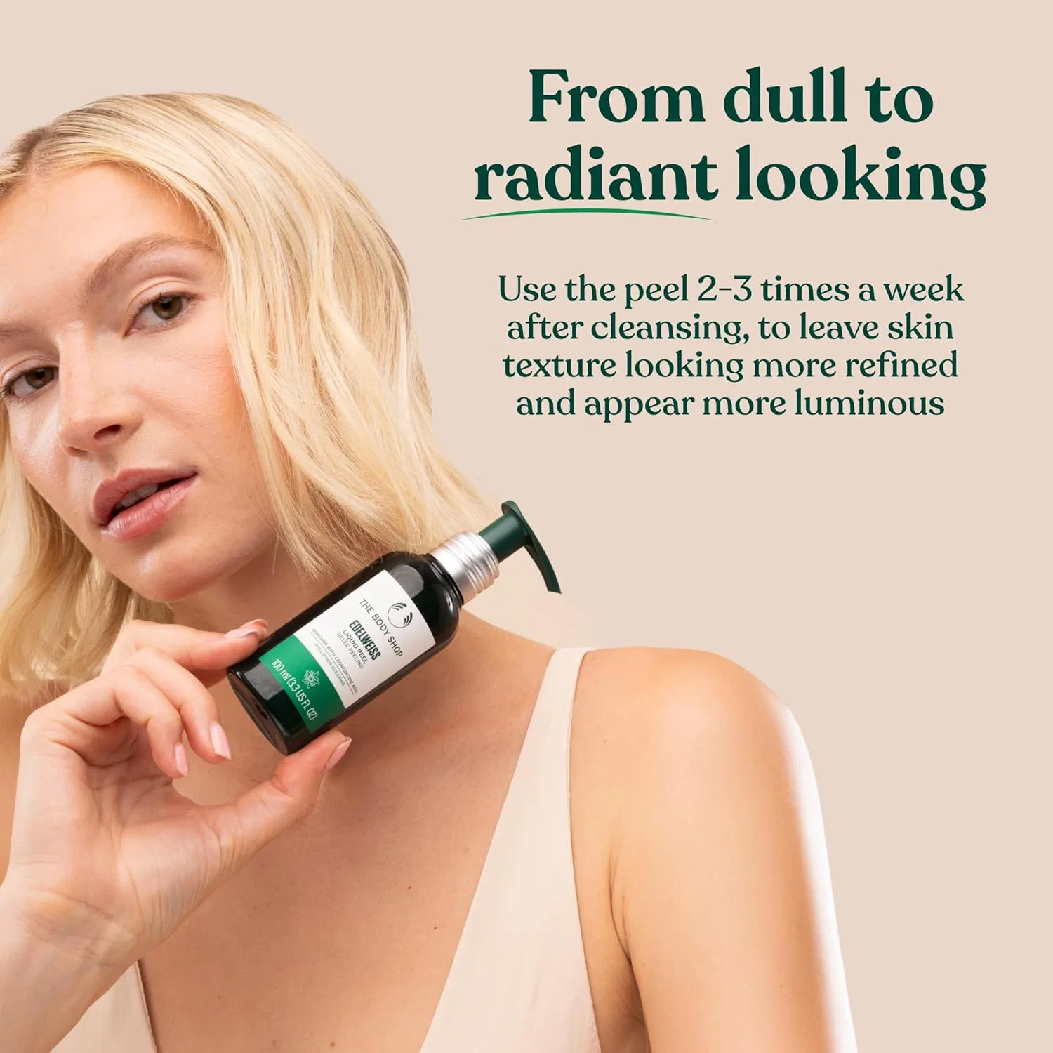 Пилинг The Body Shop — Жидкий «Edelweiss Liquid Peel» от, 100 мл — фото 4