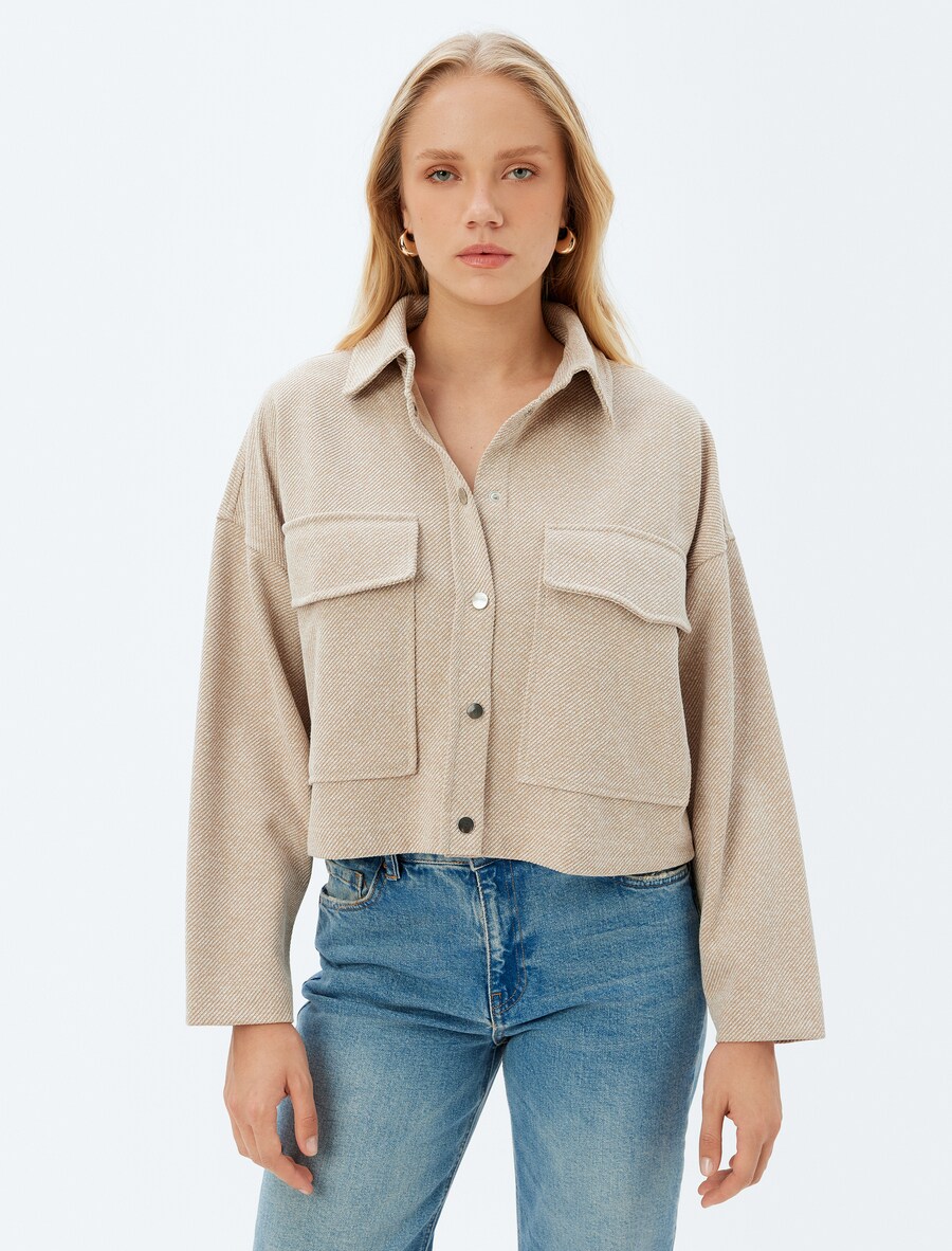 

Межсезонная куртка Koton, бежевый