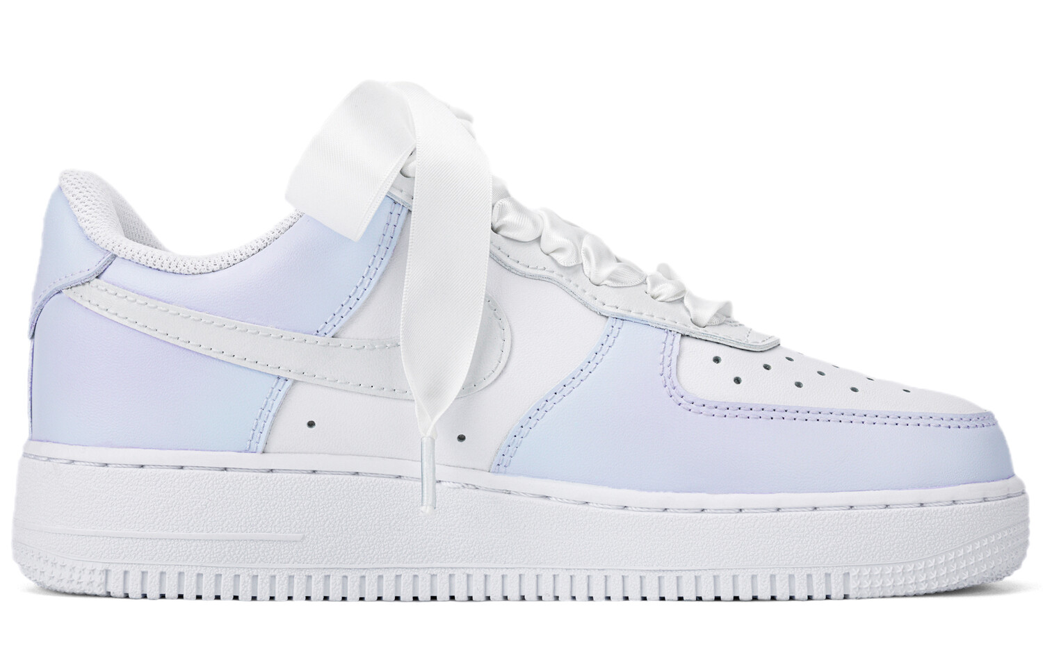 

Кроссовки Nike Air Force 1 Skateboarding Shoes Women's Low-top White, фиолетовый