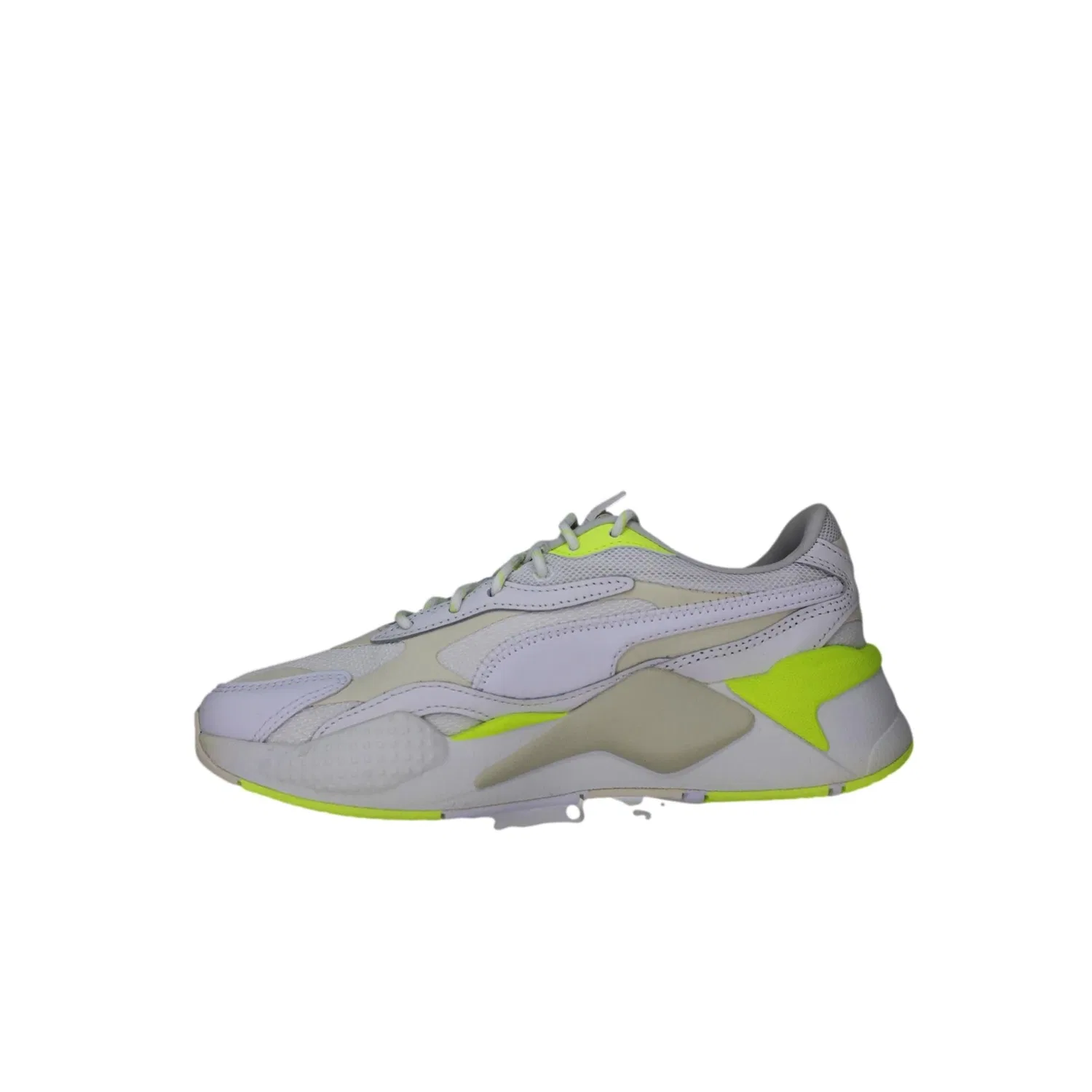 Мужские кроссовки Puma RS-X3 Fluo White-White-Fiz Yellow 374449-01 — фото 2