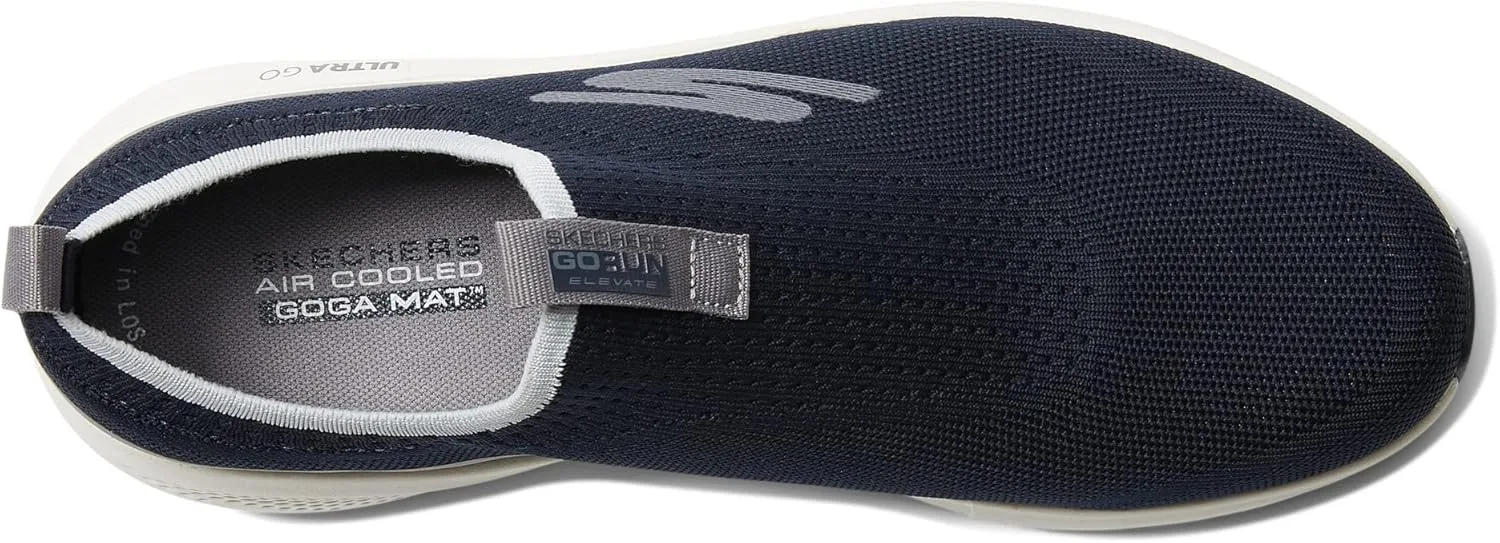 Мужские спортивные кроссовки Skechers GOrun Elevate Athletic Slip-On для тренировок и бега с амортизацией, темно-серый — фото 3