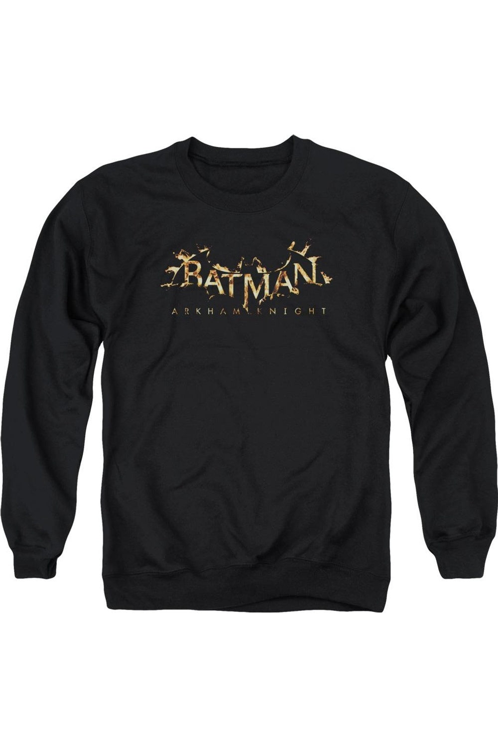 

Толстовка Batman Arkham Knight Ak Flame Logo для взрослых с круглым вырезом Gildan, черный