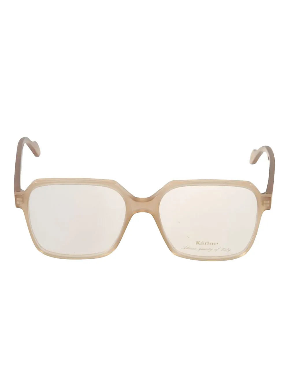 

Очки с геометрической оправой Lisa Kador, светло-коричневый