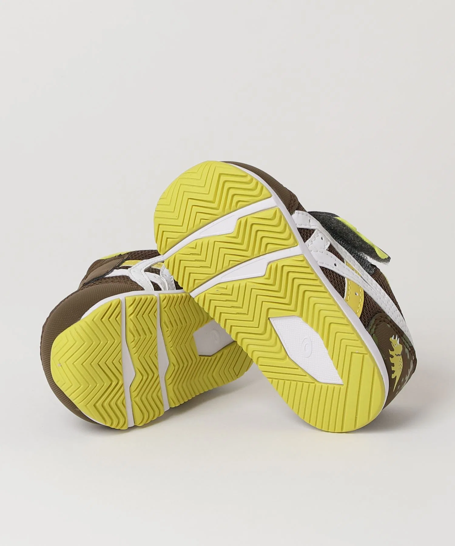 Детские кроссовки ASICS IDAHO BABY KT-ES для малышей оливковые — фото 3