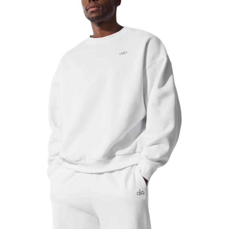 

Женская толстовка Accolade из французского махрового трикотажа Alo Yoga, белый